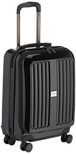 HAUPTSTADTKOFFER - X-Berg -Handgepäck Hartschalenkoffer Koffer Trolley, 55 cm, 42 Liter, TSA, Schwarz -