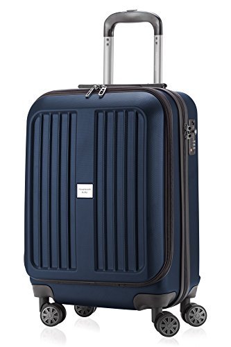 HAUPTSTADTKOFFER - X-Berg - Handgepäck Koffer Trolley Hartschalenkoffer, TSA, 55 cm, 42 Liter, Dunkelblau -