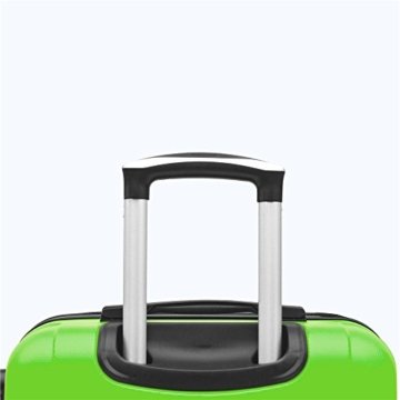 SHAIK® 3-tlg. DESIGN CLASSIC Hartschalen Kofferset, Trolley, Koffer, Reisekoffer, 40/78/124 Liter, 4 Doppelrollen, (Grün/Türkis) - 