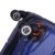 SHAIK® SH002 3-tlg. DESIGN RAZZER Hartschalen Kofferset, Trolley, Koffer, Reisekoffer, 50/80/120 Liter, 4 Doppelrollen, 25% mehr Volumen durch Dehnfalte (Dunkelblau) - 