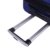 SHAIK® SH002 3-tlg. DESIGN RAZZER Hartschalen Kofferset, Trolley, Koffer, Reisekoffer, 50/80/120 Liter, 4 Doppelrollen, 25% mehr Volumen durch Dehnfalte (Dunkelblau) - 
