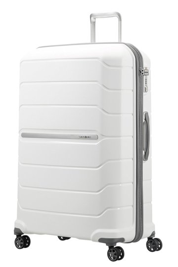 SAMSONITE Flux - Spinner 81/30 Expandable Bagage cabine, 81 cm, 145 liters, Weiß