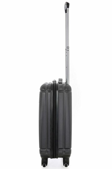 5 Cities Lightweight Abs Hard Shell Cabin Luggage Suitcase Approve for Ryanair Easyjet British Airways & More Koffer, 55 cm, 32 liters, Schwarz (Black)