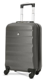 Aerolite Leichtgewicht ABS Hartschale 4 Rollen Handgepäck Trolley Koffer Bordgepäck Kabinentrolley