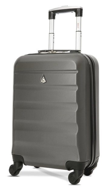 Aerolite Leichtgewicht ABS Hartschale 4 Rollen Handgepäck Trolley Koffer Bordgepäck Kabinentrolley