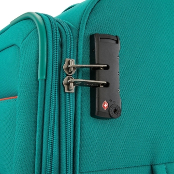 SOLARIS 4 Rad Trolley M, erweiterbar, Schwarz/Limone, 88148-01