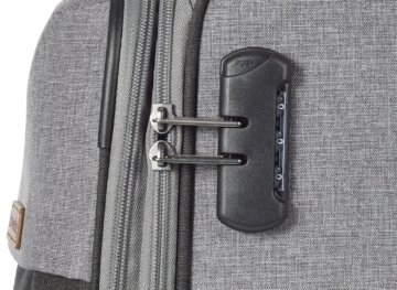 Travelite Leichtes, flexibles und lässiges Weichgepäck – Trolley, Rucksäcke, Reisetaschen im Surferlook Koffer 67 cm, 59 L, Anthrazit/Grau